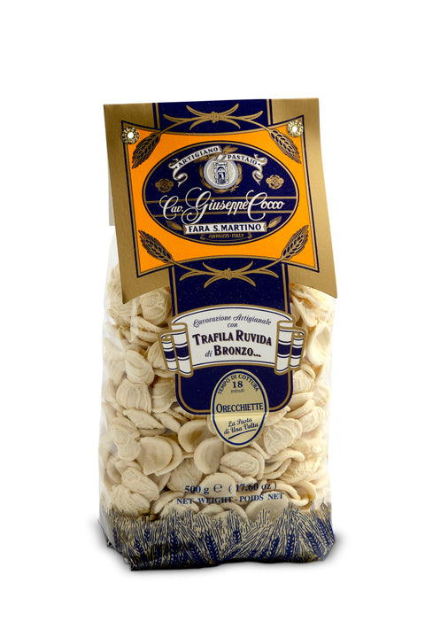 500g ORECCHIETTE - ''PASTA DI UNA VOLTA'' - Pastificio Art. Cavalier Giuseppe Cocco