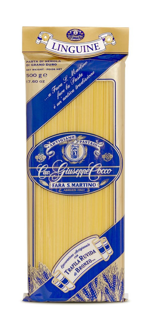 500g LINGUINE - ''TRAFILA RUVIDA di Semola'' - Pastificio Art. Cavalier Giuseppe Cocco