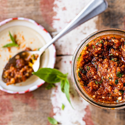 Pesto alla Trapanese: Roter Pesto aus Sizilien