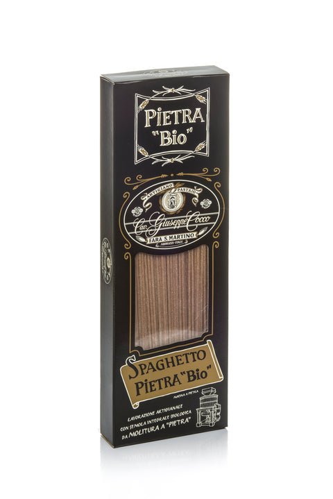 500g SPAGHETTO BIO - ''LA SFOGLIA DI PIETRA BIO'' - Pastificio Art. Cavalier Giuseppe Cocco