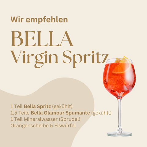 "Bella Glamour" Spumante analcolico 0,0% 0,75 l
