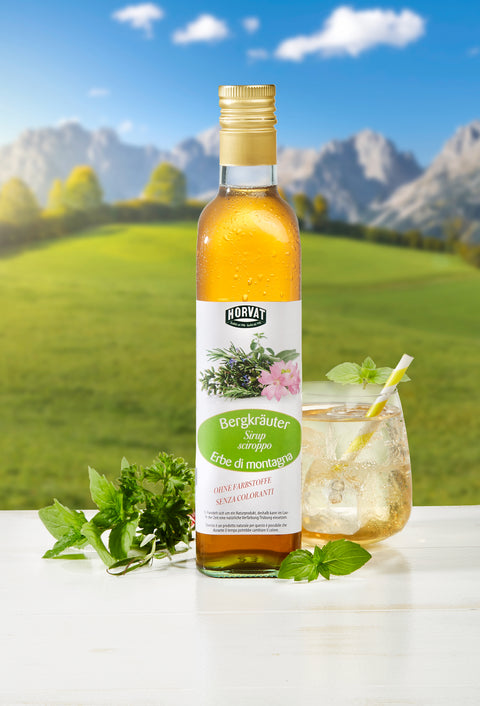 500ml SCIROPPO ALLE ERBE DI MONTAGNA - HORVAT