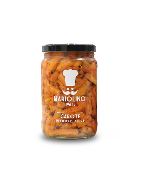 OLIVEOIL EINGELEGTE KAROTTEN 314 ml - MARIOLINO