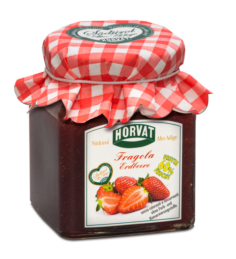 350G ERDBEERKONFITÜRE 60% FRUCHTANTEIL - HORVAT