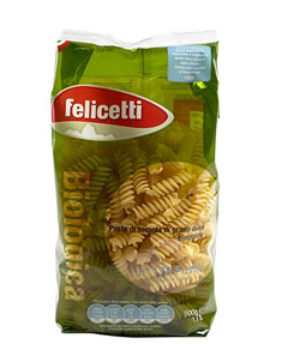 BIO Fusilli, Spiralnudeln aus Hartweizengrieß, 500g - Felicetti