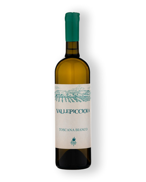 0,75l "VALLEPICCIOLA" BIANCO TOSCANA IGT CHARDONNAY 2023