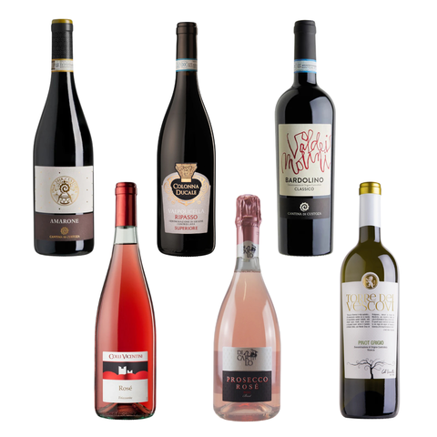 Geschenkbox - Viaggio del Vino - Veneto (6 Flaschen)