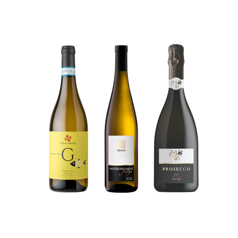 Geschenkbox - Vino Bianco - 3 Flaschen