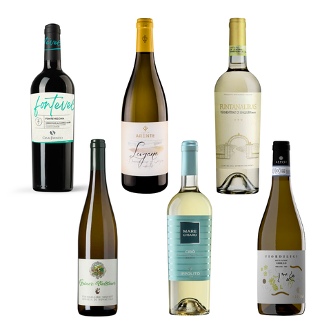 Geschenkbox - Vino Bianco - 6 Flaschen