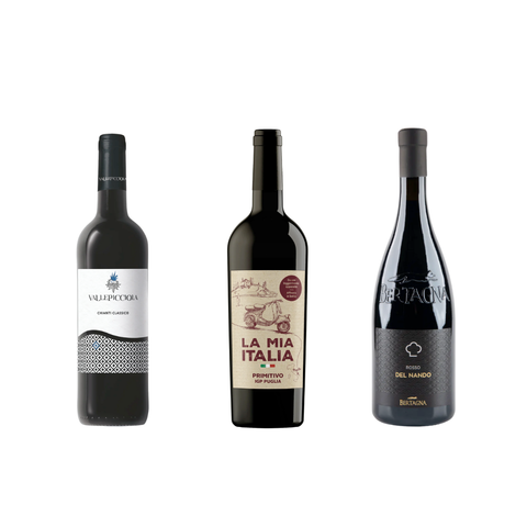 Geschenkbox - Vino Rosso - 3 Flaschen