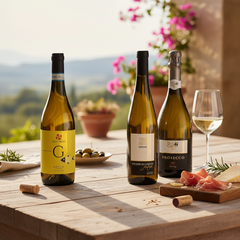 Geschenkbox - Vino Bianco - 3 Flaschen