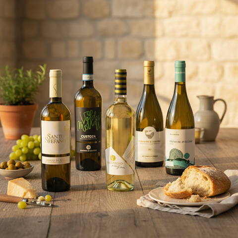 Geschenkbox - Vino Bianco - 5 Flaschen