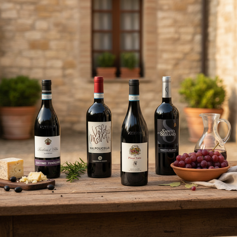 Geschenkbox - Vino Rosso - 5 Flaschen