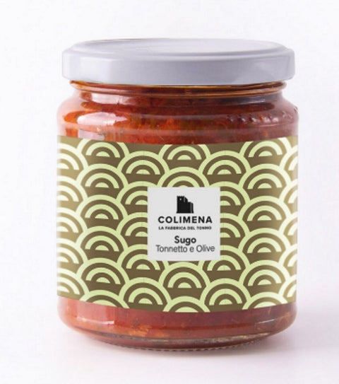 THUNFISCHSAUCE MIT OLIVEN 180g - COLIMENA